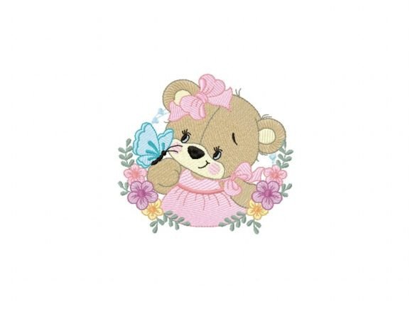 Bear with Butterfly Embroidery Design: What to Consider Before You Stitch