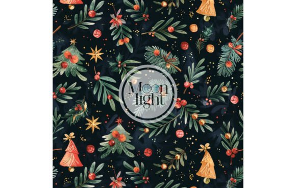 Christmas Seamless Digital Pattern 13
