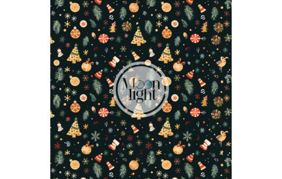 Christmas Seamless Digital Pattern 23