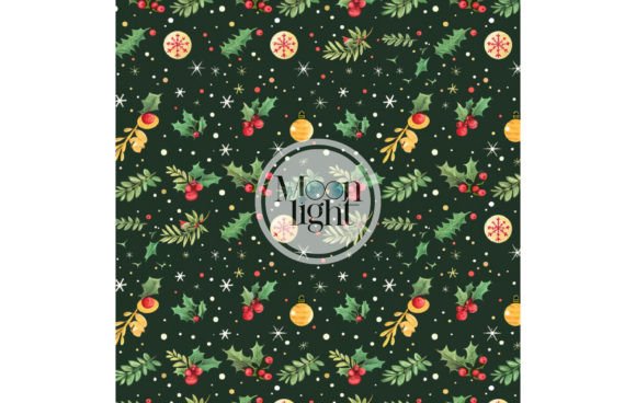 Christmas Seamless Digital Pattern 46: A Versatile Design for Multiple Uses