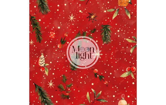 Christmas Seamless Digital Pattern 49: A Versatile Design for Creative Projects