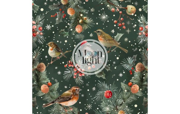 Christmas Seamless Digital Pattern 55: A Versatile Design for All Your Holiday Projects