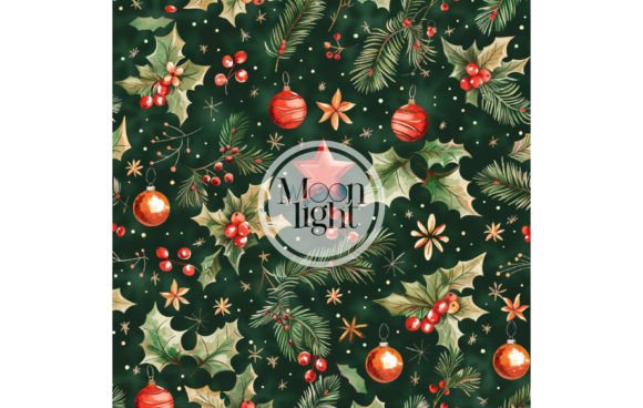Christmas Seamless Digital Pattern 79: A Versatile Design for Creative Projects