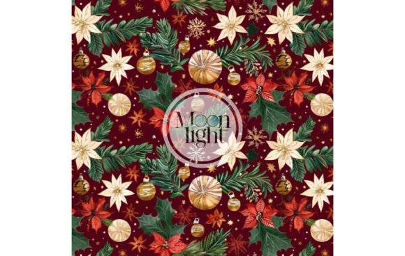 Christmas Seamless Digital Pattern 8