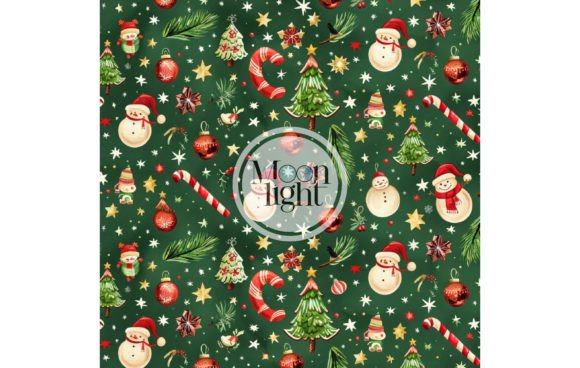 Christmas Seamless Digital Pattern 86: A Strategic Design Tool for Creative and Business Applications