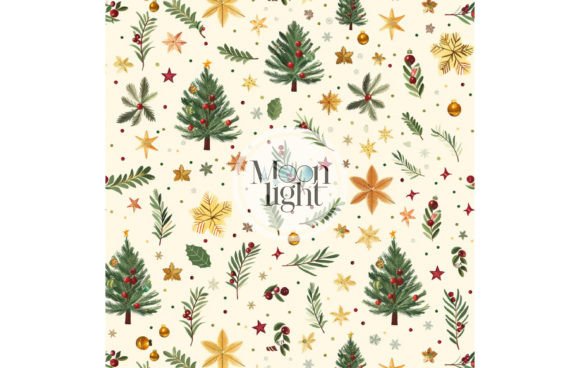 Christmas Seamless Digital Pattern 94: A Versatile Design for Creative Projects