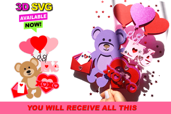Crafting the Perfect Teddy Bear Love Cake Topper SVG for Heartfelt Celebrations
