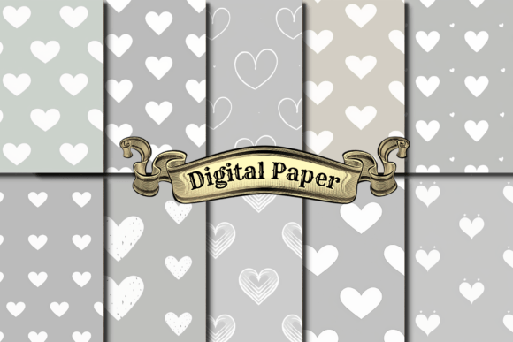 Hearts Confetti Digital Paper: A Versatile Resource for Creative Projects