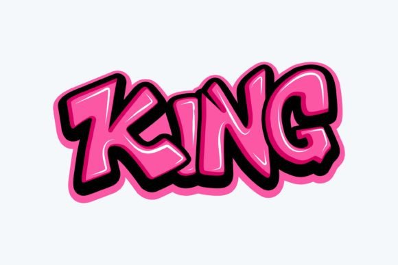 King: Creative Typography Art