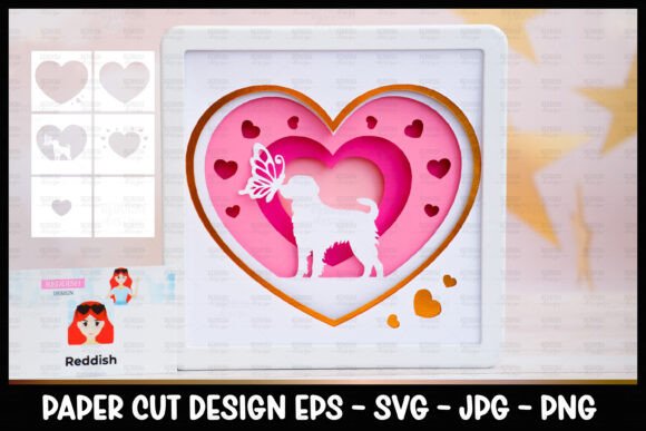 Retriever Shadow Box Pet Shadow Box SVG: A Practical Tool for Custom Layered Art
