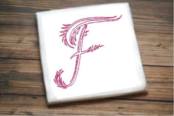 The Art of Continuous Line Monograms with F One Line Beautiful Letter