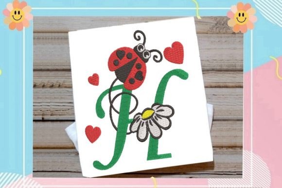 The Ladybug H Letter Monogram: A Charming Design That Deserves Careful Application