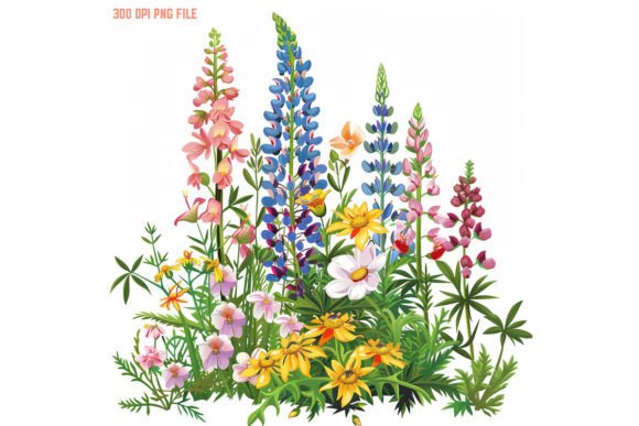 Watercolor Wildflower Free Clipart: A Versatile Design Resource